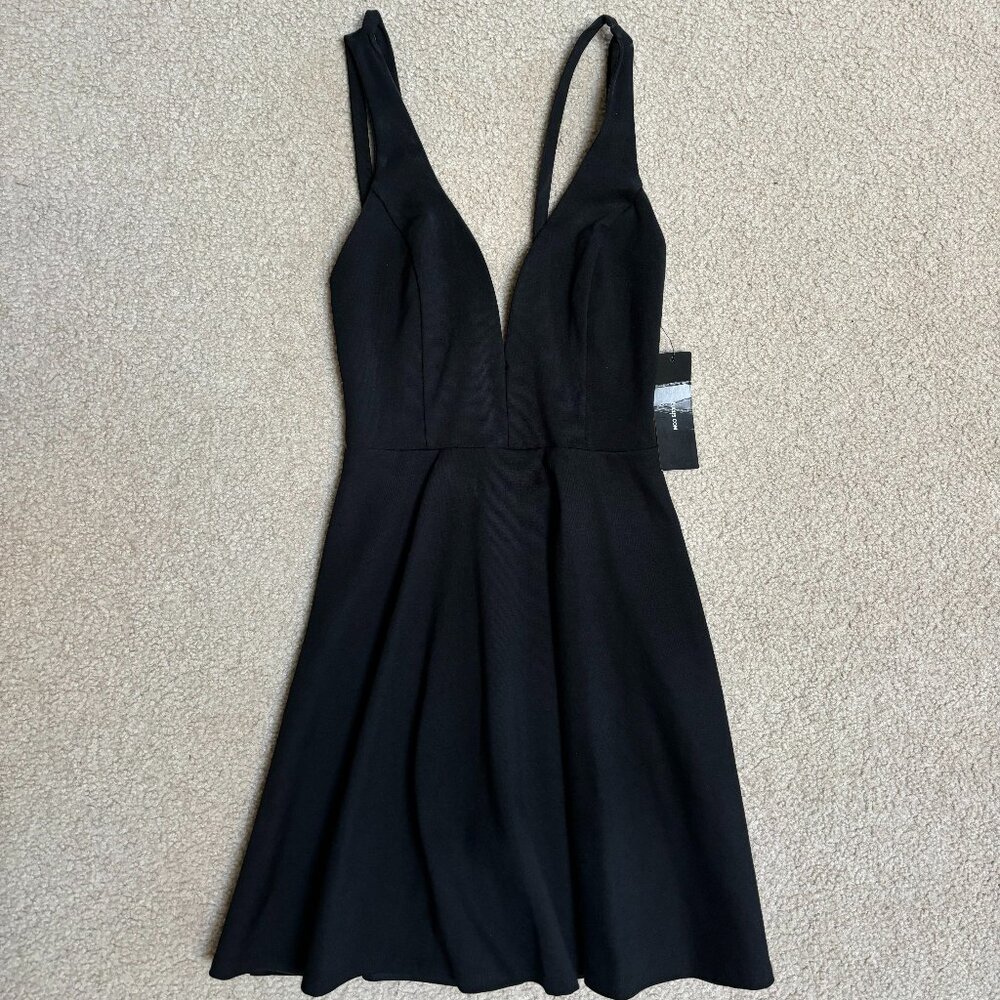 Size xsmall, Lulus black mini dress with cute strappy back!